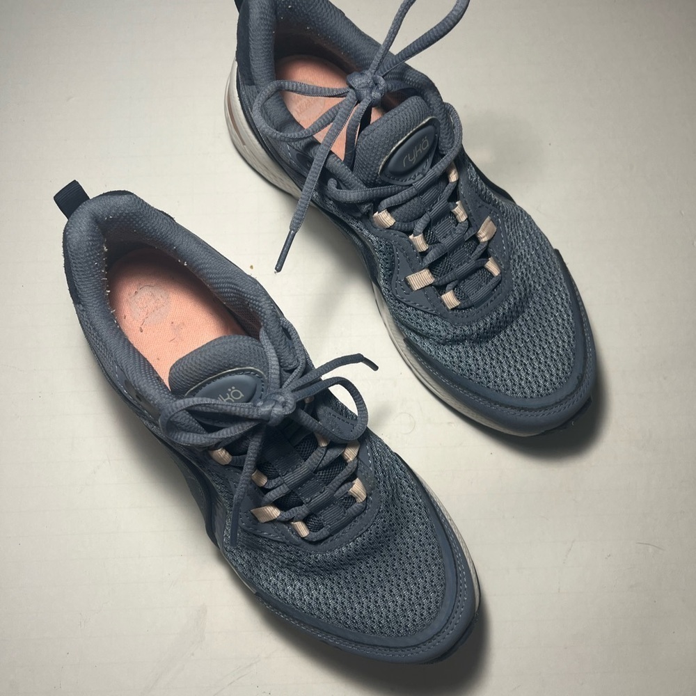 RYKA Belong Walking Comfy Shoes Style #H5680M1400 Sz 7M Blue Gray
